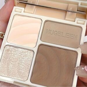 Mugeleen Neutral Face & Eye Palette - Cream Beige